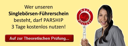 Parship kostenlos mit dem Singlebörsen-Führerschein