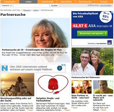Partnersuche platinnetz