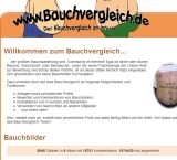 Der Screenshot von Bauchvergleich.de - Kategorie: