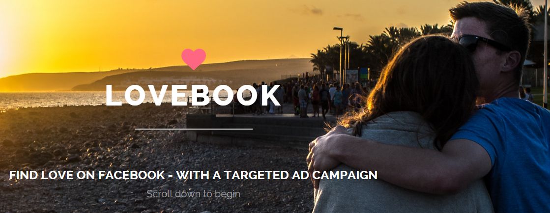 lovebook Facebook Werbung