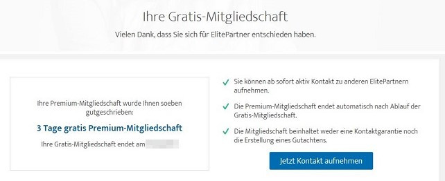 ElitePartner gratis Premium-Mitgliedschaft