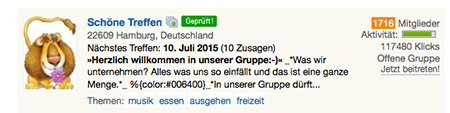 Groops.de Gruppe für Singles