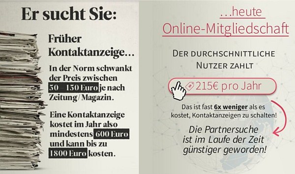 kontaktanzeige-vs-onlinedating-preise