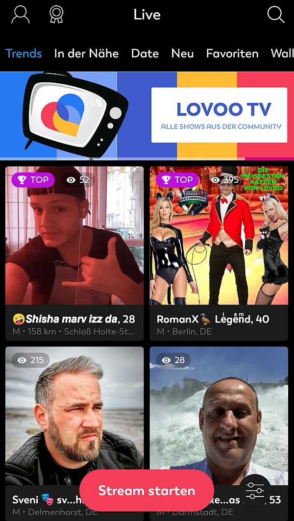 lovoo live streaming