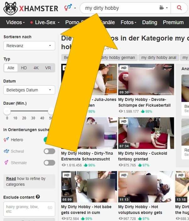 Mydirtyhobby videos kostenlos auf Pornoseiten