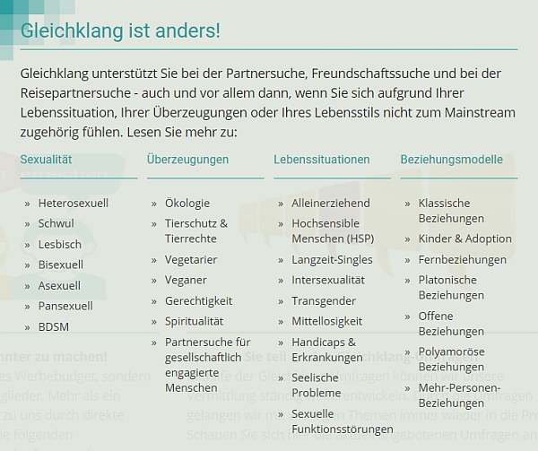 gleichklang.de zielgruppen