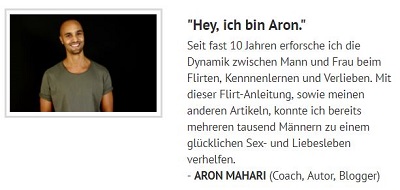 Pick-Up-Artist: Aron mahari im Interview