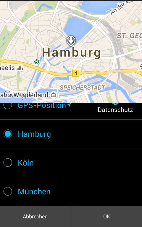 PlanetRomeo App Standortänderungen