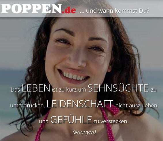 poppen.de: Sexkontakte am laufenden Band