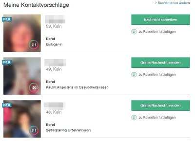 Premium Dates Partnervorschlaege