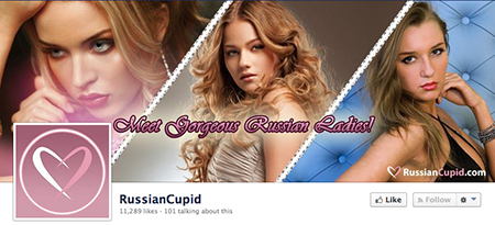 RussianCupid auf Facebook