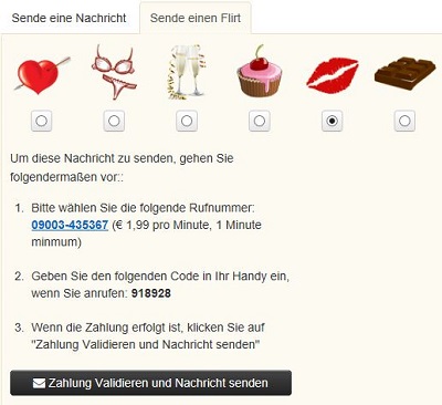 Flirt kosten