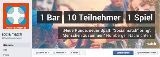 Socialmatch Agentur auf Facebook