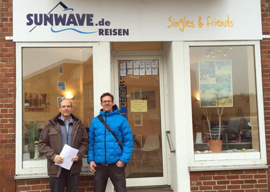 SUNWAVE Zentrale mit Chef Ralf Benecke in Hamburg