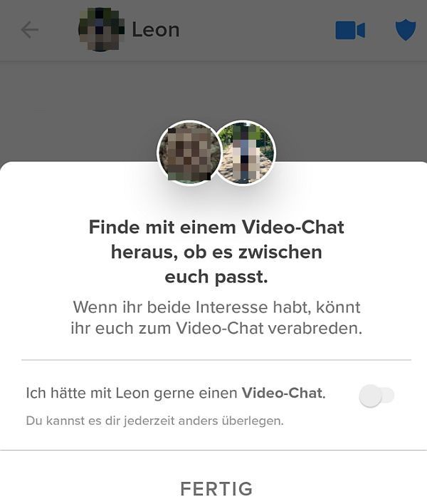 tinder videochat