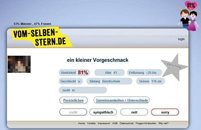 vom selben stern frauenprofil