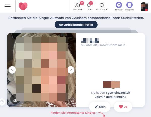 zweisam de Datingvorschlaege