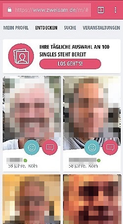 50plus partnersuche test