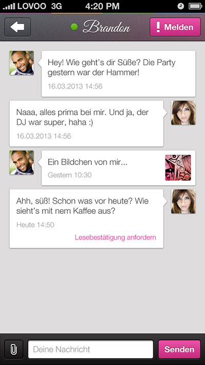 LOVOO App Chat