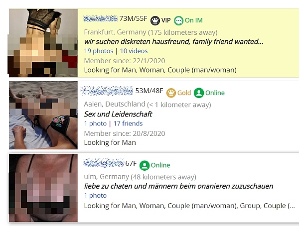 AdultFriendFinder: Ihre Kontaktvorschläge