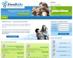 so sah Friendkicks.de aus