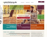 Screenshot Gleichklang.de