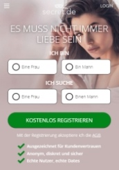 zum test von Secret.de App