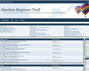 Screenshot AbsoluteBeginnerTreff (abtreff.de)