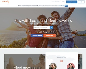 Screenshot CouchSurfing.com