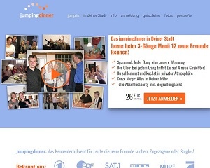 Screenshot Jumpingdinner.de