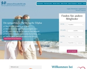 Screenshot Lebensfreude50.de