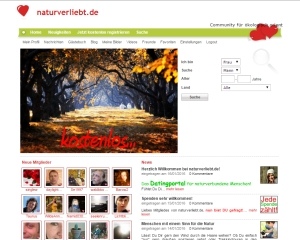 Screenshot naturverliebt.de