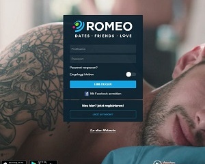 Screenshot PlanetRomeo.com