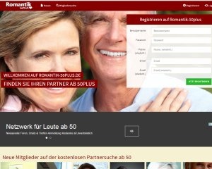 Screenshot Romantik-50plus.de