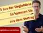 RAUS aus der Singlebörse - den Vertrag sicher beenden